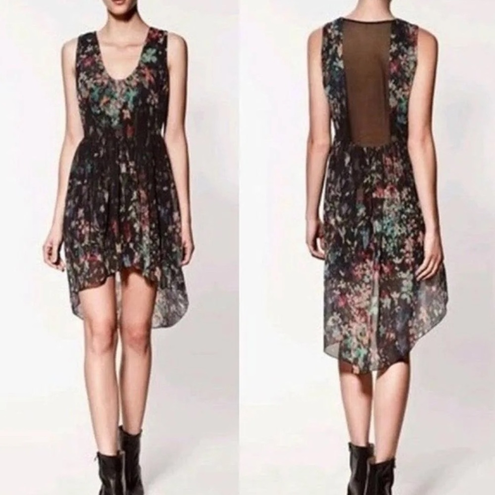 ZARA Sleeveless High-Low Dress